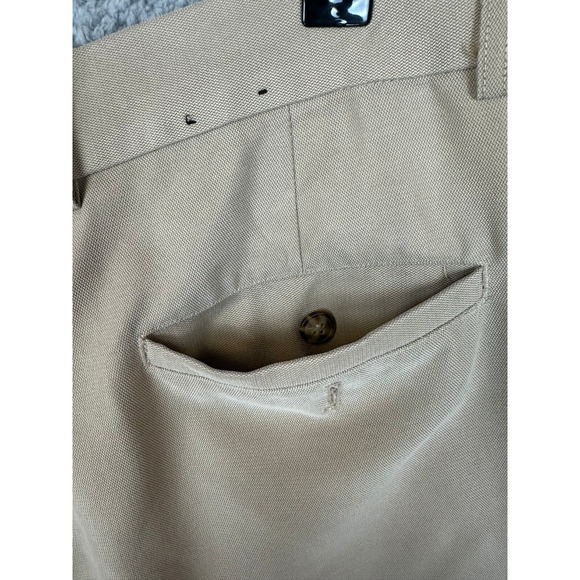 Greg Norman Pants Mens Size 36x32 Beige Golf Chino Performance %100 Polyester - Picture 12 of 16